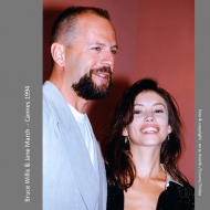 Bruce Willis and Jane March - Cannes Film Festiwal 1994